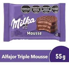 ALFAJOR MILKA 3PLE MOUSSE tple 55G
